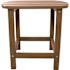 Cape Soleil Verde 19" X 15" Side Table In Teak