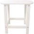 Cape Soleil Verde 19" X 15" Side Table In White