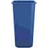 Suncast Commercial 10 Gal Desk-Side Resin Recycling Logo Trash Can Case Of 12