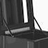 Suncast Commercial 35 Gallon Resin Customizable Garbage Can-Covered Lid