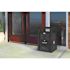 Suncast Commercial 35 Gallon Resin Customizable Garbage Can-Covered Lid