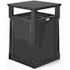 Suncast Commercial 35 Gallon Resin Customizable Garbage Can-Covered Lid