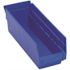Quantum Storage Systems 4 In Blue Shelf Bin 11-5/8 X 4-1/8 X 4 In Package Of 36