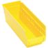 Quantum Storage Systems Yellow Shelf Bin 11-5/8 X 4-1/8 X 4 In Package Of 36
