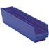 Quantum Storage Systems 4 In Blue Shelf Bin 17-7/8 X 4-1/8 X 4 In Package Of 20