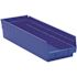 Quantum Storage Systems 4 In Blue Shelf Bin 17-7/8 X 6-5/8 X 4 In Package Of 20