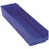 Quantum Storage Systems 4 In Blue Shelf Bin 23-5/8 X 6-5/8 X 4 In Package Of 8