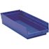 Quantum Storage Systems 4 In Blue Shelf Bin 17-7/8 X 8-3/8 X 4 In Package Of 10