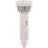Satco 9 Watt Pl 2-Pin Led, G24d Base, Selectable Cct, White, Package Of 10
