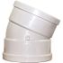Ipex 6" PVC Sewer 22-1/2d Elbow Sdr35 - Gxg