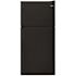 Whirlpool 18 Cubic Feet Top-Freezer Refrigerator, Black