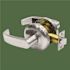 Sargent Grade 2 Passage Cylindrical Lock, L Lever, Satin Chrome