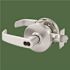 Sargent Grade 1 Entrance Lock, L Lever, Sfic Prep Disposable Core, Satin Chrome