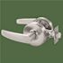 Sargent Grade 2 Passage Cylindrical Lock, B Lever, Satin Chrome
