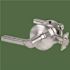 Schlage Grade 2 Passage Lock With Select Vandlgard, Latitude Lever, Satin Chrome