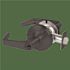 Schlage Grade 2 Storeroom Lock With Select Vandlgard, Saturn Lever, Matte Black