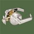 Yale Grade 2 Privacy/bedroom/bath Cylindrical Lock, Augusta Lever, Satin Chrome