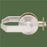 Falcon Grade 2 Passage/closet Cylindrical Lock, Dane Lever, Satin Chrome