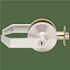 Falcon Grade 2 Privacy/bedroom/bath Cylindrical Lock, Dane Lever, Satin Chrome
