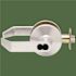 Falcon Grade 2 Storeroom Cylindrical Lock, Dane Lever, Satin Chrome