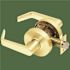 Dexter Grade 2 Passage Cylindrical Lock, Non-Keyed, Bright Brass