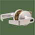 Falcon Grade 1 Push-Turnbutton Entrance Cylindrical Lock, Dane, Satin Chrome
