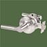 Schlage Grade 1 Passage Latch, Broadway Lever, Non-Keyed, Satin Chrome