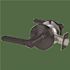 Schlage Grade 1 Passage Latch, Latitude Lever, Non-Keyed, Matte Black