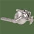 Schlage Grade 1 Passage Latch, Latitude Lever, Non-Keyed, Satin Chrome