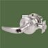Schlage Grade 1 Storeroom Lock, Athens Lever, Sfic Prep Less Core, Satin Chrome