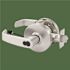 Sargent Electrified Cylindrical Lock, Lfic Prep, Less Core, Rx, Satin Chrome