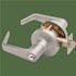 Falcon Grade 1 Entry/office Cylindrical Lock, Key In Lever, Dane, Satin Chrome