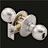 Best Grade 1 Entrance Cylindrical Lock, 4 Knob, Sfic Less Core, Satin Chrome