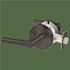 Schlage Grade 2 Passage Lock With Select Vandlgard, Broadway Lever, Matte Black
