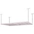 Husky Adjustable Height Garage Overhead Ceiling Storage Rack White