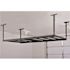 Husky Adjustable Height Garage Overhead Ceiling Storage Rk Black