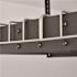 Husky Adjustable Height Garage Overhead Ceiling Storage Rk Black