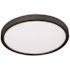 Afx 22w Edge LED Round 12" Ceiling Flush Mount Black Adjustable Cct 1650 Lm