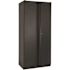 Husky Heavy Duty Welded 20-Gauge Steel Freestanding Garage Cabinet Black