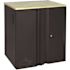 Husky Heavy Duty Welded 20-Gauge Steel 2-Door Garage Base Cabinet Black