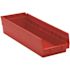 Quantum Storage Systems Red 17-7/8 X 6-5/8 X 4 In Eco Shelf Bin Package Of 20