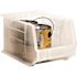 Quantum Storage Systems Clear 18 X 11 X 10 In Ultra Stack Bin Package Of 4