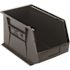 Quantum Storage Systems Black 18 X 11 X 10 In Ultra Stack Bin Package Of 4