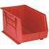 Quantum Storage Systems Red 18 X 11 X 10 In Ultra Stack Bin Package Of 4