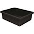 Quantum Storage Systems Airport Security Bin, 21.5x17x7 In., Black, Case Of 12
