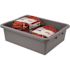 Quantum Storage Systems Airport Security Bin, 21.5x17x7 In., Gray, Case Of 12