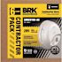Brk Electronics Interconnect Hardwire Smoke & Co Alarm With Battery Package Of 6