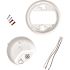 Brk Interconnect Hardwire Smoke & Carbon Monoxide Alarm, Package Of 6
