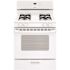Hotpoint 30" Free-Standing Standard Clean Gas Range Rgbs400dmww