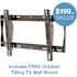 Peerless Av 75" Neptune 4k Hdr Smart TV With Outdoor Mount